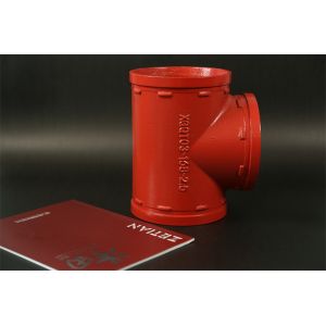 ANSI/ASME B16 9 Mechanical Grooved Tee For DN60-DN426 Pipe