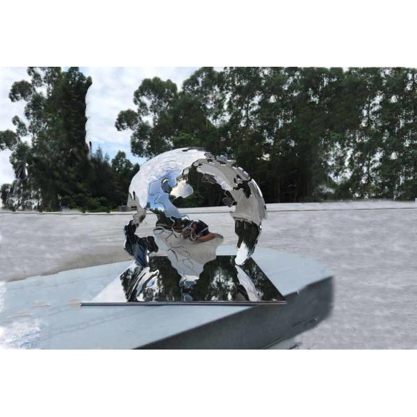 Creative Handmade Indoor Metal Sculptures Hand Art Artificial Style Mirror Polished