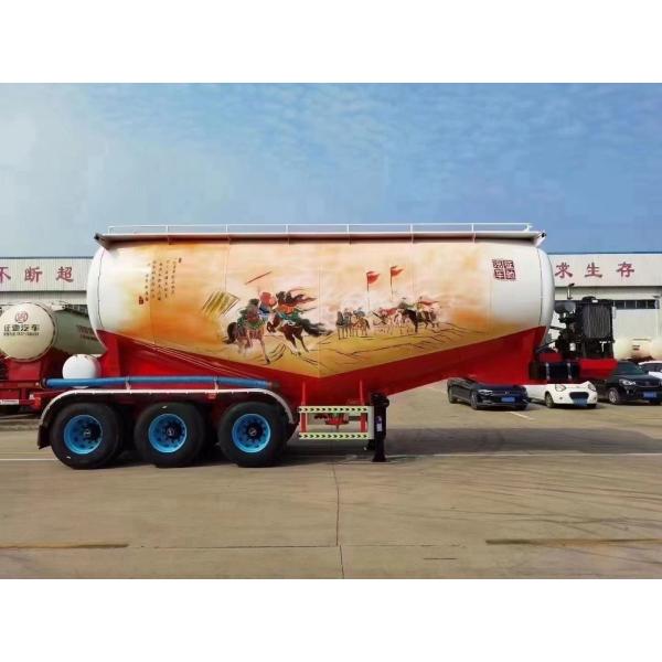 Buy 12 Tires Powder Powder Tank Semi-Trailer with ABS Anti-lock Braking System and Powder at wholesale prices
