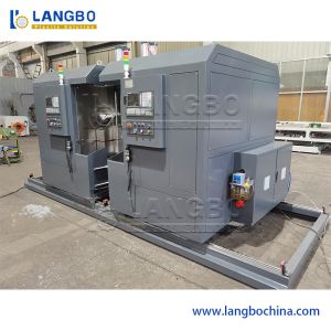 Automatic Pipe Making Machine Thread Plastic Extrusion Line