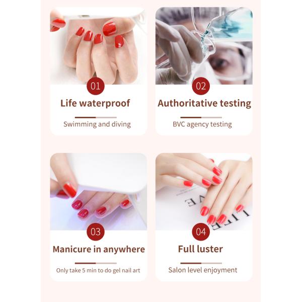 Wholesale Gel Nail Polish Stickers New Trends Factory Price Colorful Semi Gel Nail Sticker Factory In China