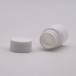 Medicine Solid Tablet Capsule Storage PE Plastic Bottle 5mL Round Shape with