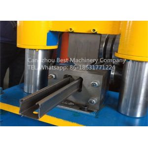 Steel Unistrut Solar Rack C Channel Chain Gear Box Driven Roll Forming Machine