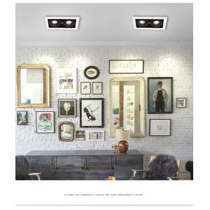 Interior flexible down light housing spot light housing &indoor beans gall spot