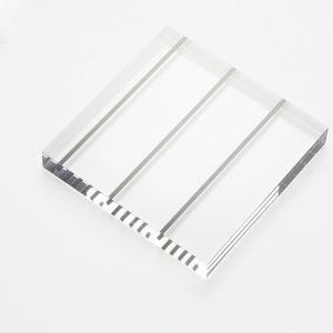 3mm Customized Transparent Acrylic Sheet Plate With Laser Cutting