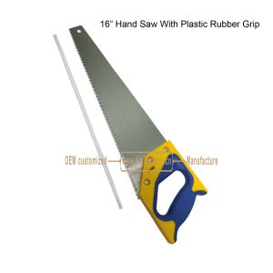 16” Hand Saw With Plastic Rubber Grip,Hand Tools