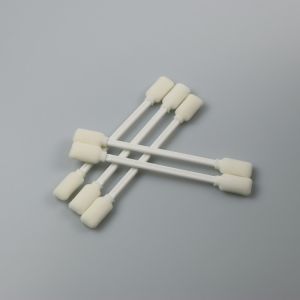 Double Rectangle Foam Head White PP Handle for Printer and Plotter Cleaning