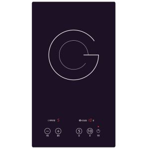 510mm 9 Settings Metal Shell Single Burner Induction Cooktop