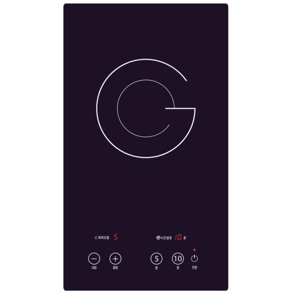 Buy 510mm 9 Settings Metal Shell Single Burner Induction Cooktop at wholesale prices