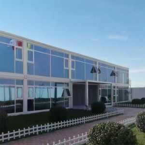 3 Bedrooms Prefabricated Flat Pack Shipping Container House with Customizable