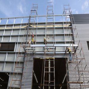 Structural Steel Frame Office Building Construction Industrial Prefabricated