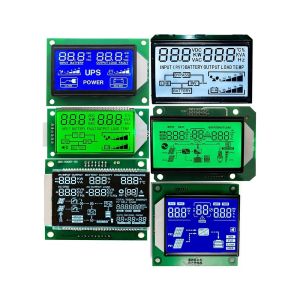7 Segmental Digital Solar Inverter LCD Display Screen Black VA -20-70C with and