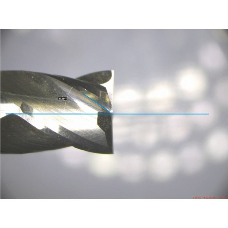 Helix angle measurement