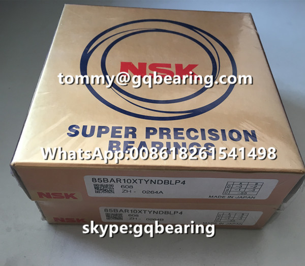 CNC Spindle Application NSK 85BAR10XTYNDBLP4 Super Precision Angular Contact