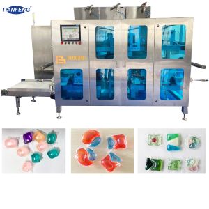 Quality Automatic PVA Water Soluble Film Liquid Detergent Pod Making Machine for sale