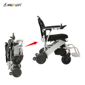 Folding Aluminum Alloy Lightweight Motorized Wheelchair