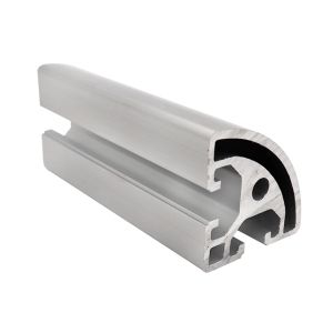 China 30x30mm Half Round C Aluminium Industrial Profile M8 Section on sale