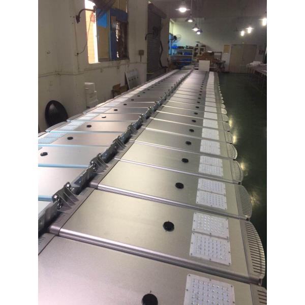 Sports lights powered by solar batteries