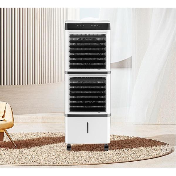 14L Double Layer Evaporative Mobile Mechanical Floor Water Air Cooling Fan Air Cooler