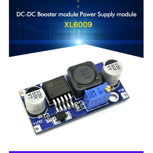 LED and LCD Compatible 43*22mm Super XL6009 DC-DC Boost Module with Adjustable Output