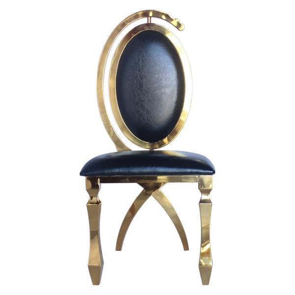 SS 201 Frame Event Dining Chair Visually Impactful For Banquet