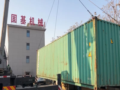 Diesel Generator Set Container Loading
