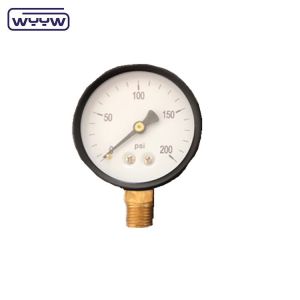 standard stainless steel water pressure gauge 2.5"