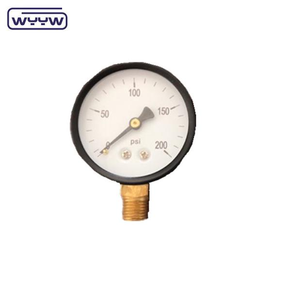 Buy standard stainless steel water pressure gauge 2.5" at wholesale prices