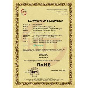 Shenzhen HDFocus Technology Co., Ltd. Certifications