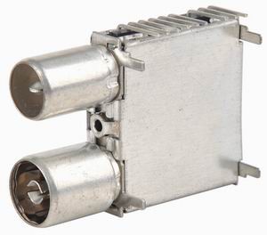 Quality IEC male and female connector with shield case for sale