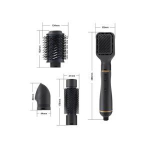 Multifunctional 4 In 1 Hot Air Brush 120C Temperature ABS Material