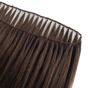 Quality Feather weft hair extensions best solution for thin hair for sale