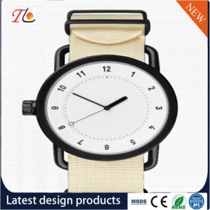 Wholesale Woven Watch with Alloy Case and Custom Logo Fashion Watch Woven Strap