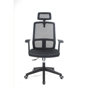 1120mm High Back Office Swivel Chair With Wheels PU Armpad
