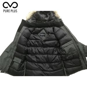 Waterproof Durable Green Padded Jacket Mens Adjustable Fit Polyurethane Shell