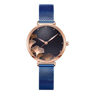 9mm Case Women Quartz Wrist Watch Symmetrical 3ATM Waterproof