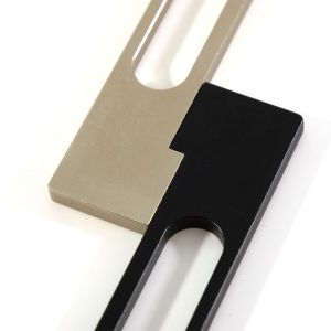 Kitchen Gold Aluminium Cabinet Handles Polished custom furniture hardware 247mm