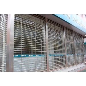 Wireless Remote Control Steel Security Shutters , Practical Commercial Roller