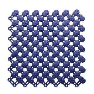 PVC Interlocking Floor Mat Anti Skid Bath Mat 20cmx20cm