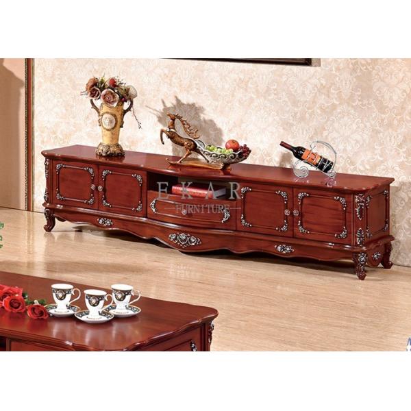Buy living room furniture TV cabinet antique wooden TV table at wholesale prices