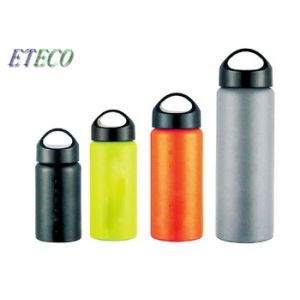 Green Stainless Steel Drink Bottles Cheaper Common Water Transfer Coated
