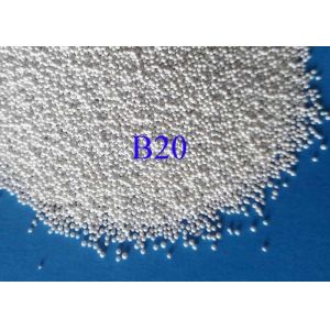 High Strength Zirconia Beads Ceramic Blasting Media B20 /B30 For Metal Shot
