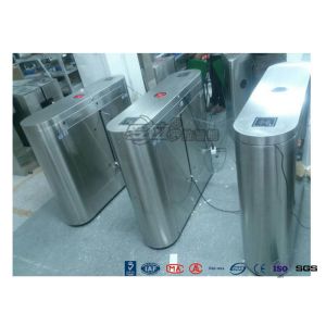 Indoor / Outdoor Flap Barrier Turnstile Waist Height Turnstile Sliding High