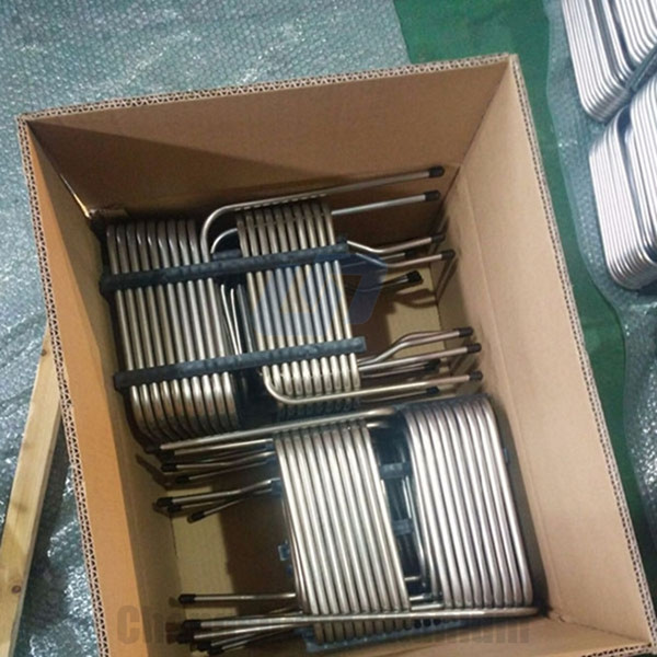 Evaporator Gr1 Titanium Coil Tubing ASTM B337 4.5mm For Refrigeration