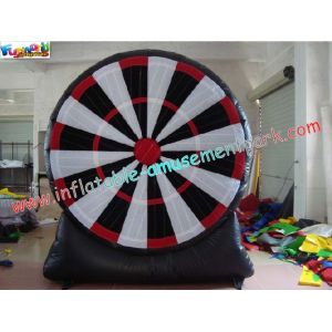 Quality Inflatable Dart Sports Game with durable PVC tarpaulin material for rent, re-sale use for sale