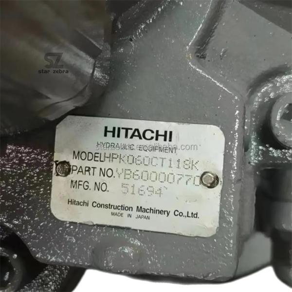 Hitachi ZX120-3 ZX130-3 ZX130-5A Hydraulic Pump for Heavy-Duty Machinery YB60000770 9289321 HPK060 HPK055