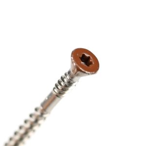 Plain Finish Stainless Steel Countersunk Torx Head Double Thread Drywall Screw