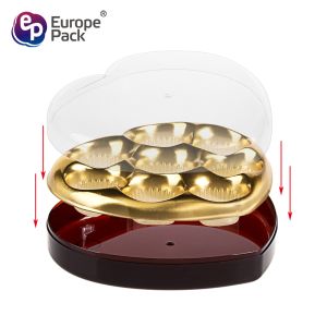 New style wedding packing gift plastic chocolate hearts box