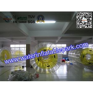 Popular Inflatable Roller Ball With Water Games , Inflatable Fun Roller
