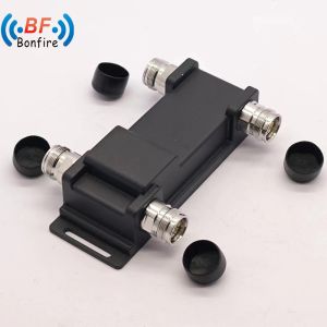 Customized 698-4000MHz 200W Low Pim -161dbc 3dB Hybrid Coupler 2 in 2 out Black